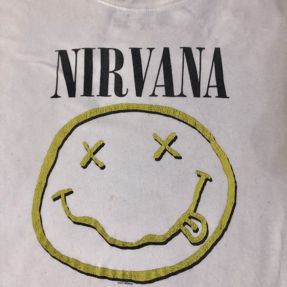 2017 Nirvana T-Shirt Unisex XL Used Some Wear - Picture 5 of 10
